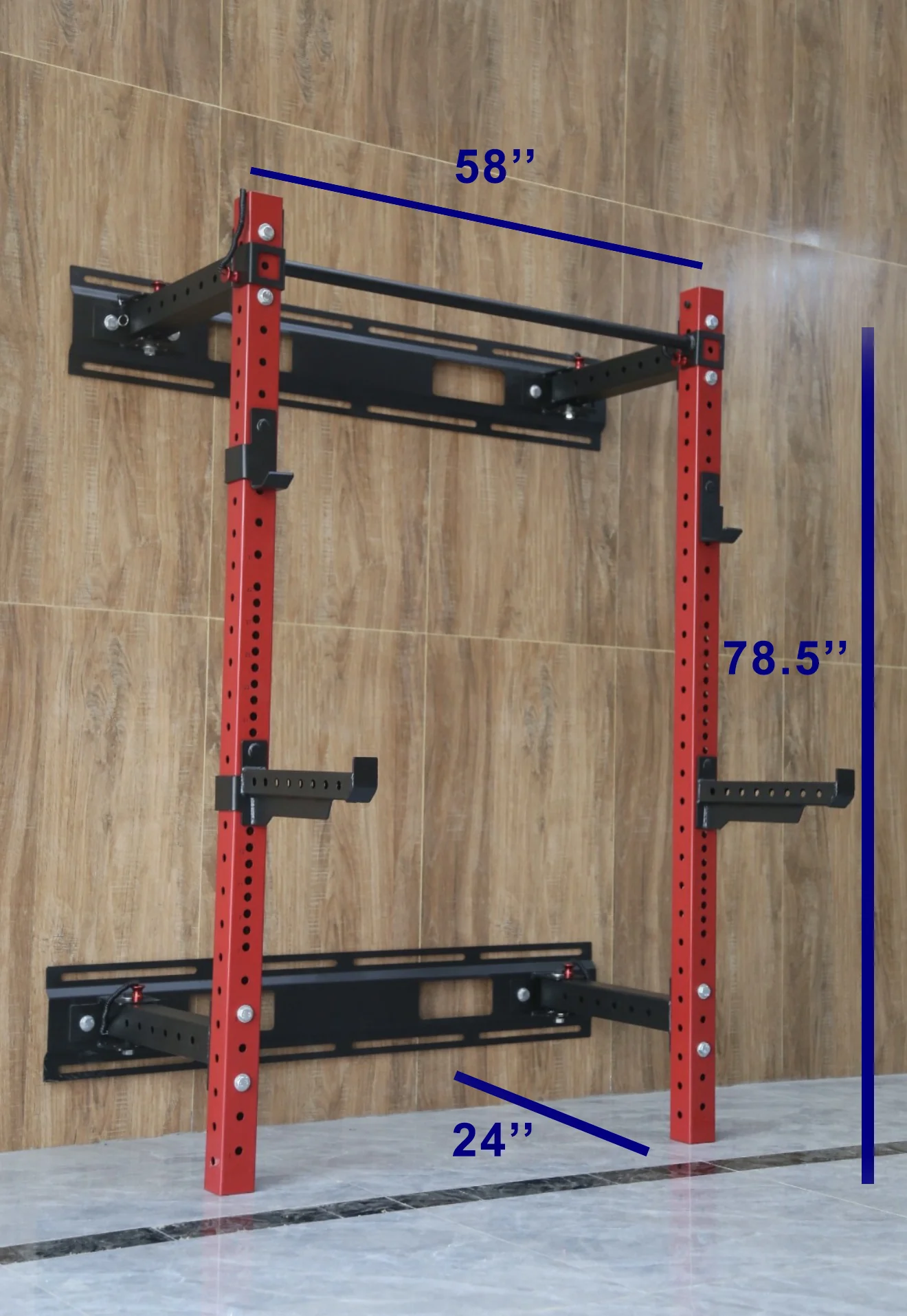 3 x 3 Space Saving Wall-Mounted Rack - Image 4