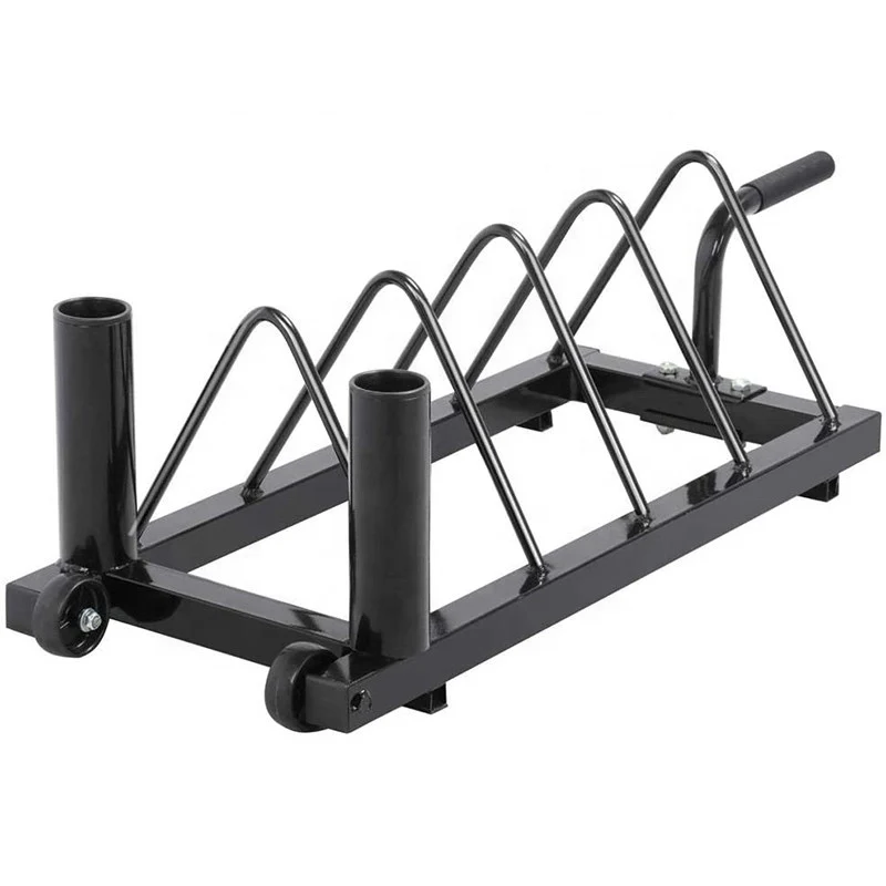 130 Lb Bumper Plates set with 6 ft bar - Image 5