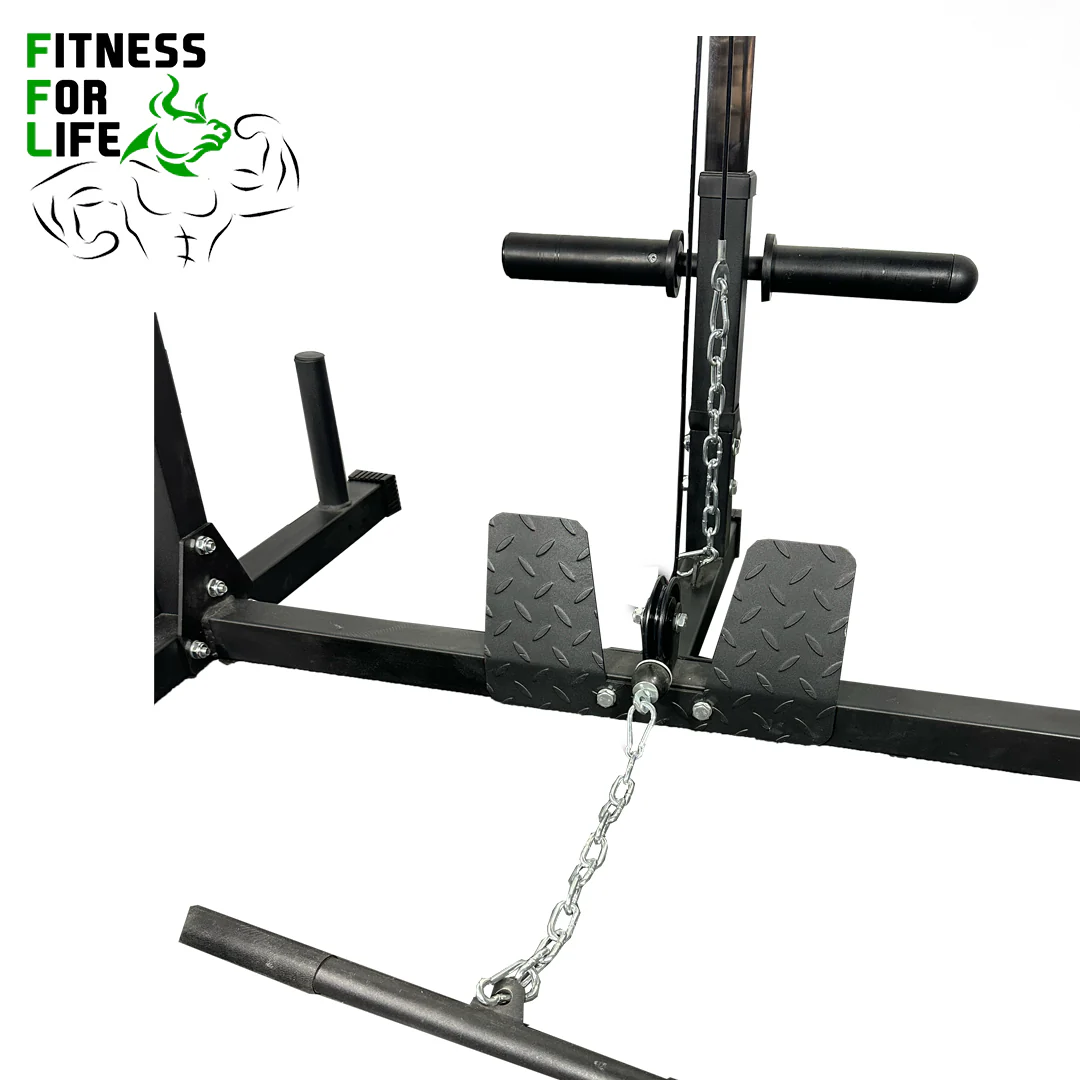 Power Rack Lat Pulldown Bundle (Rubber plates) - Image 9